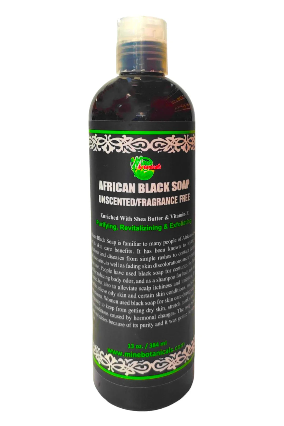 AFRICAN LIQUID BLACK SOAP