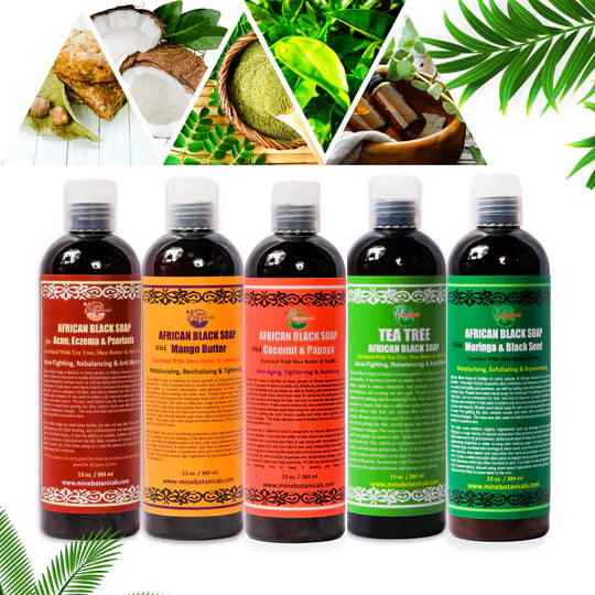 AFRICAN LIQUID BLACK SOAP