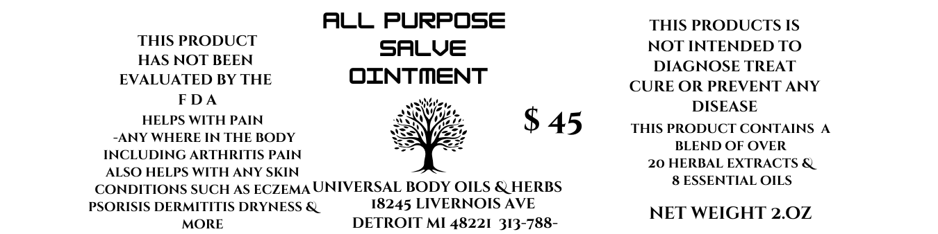 ALL PURPOSE SALVE OITMENT